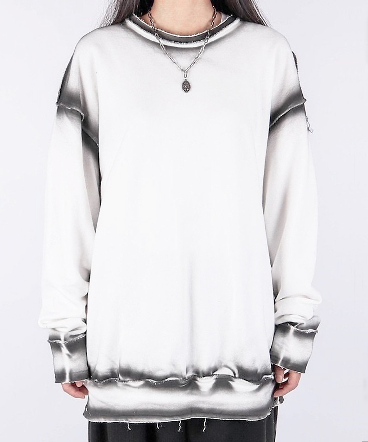 stitch spray line sweatshirts