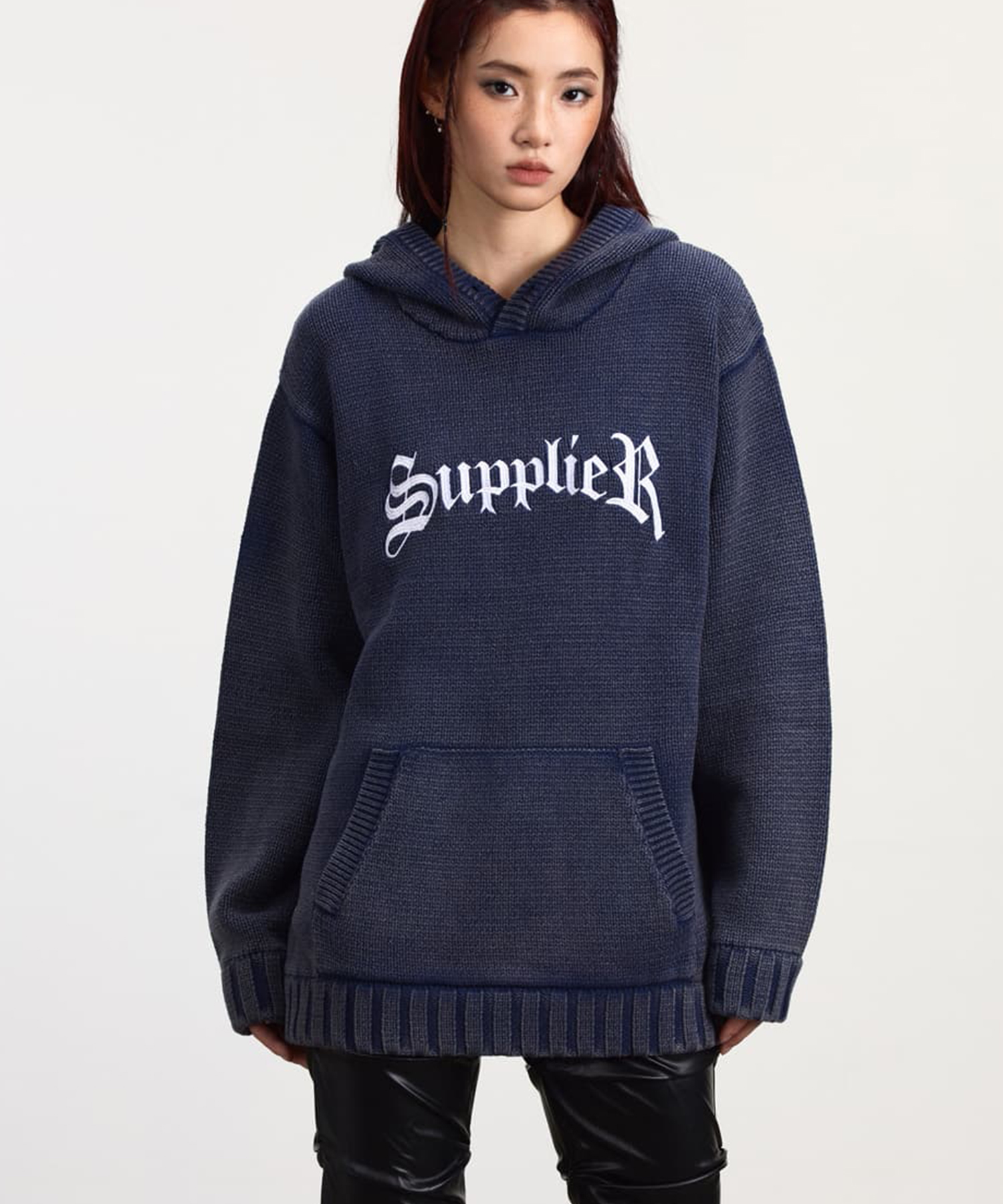 ＬＯＧＯ　ＫＮＩＴ　ＨＯＯＤＩＥ