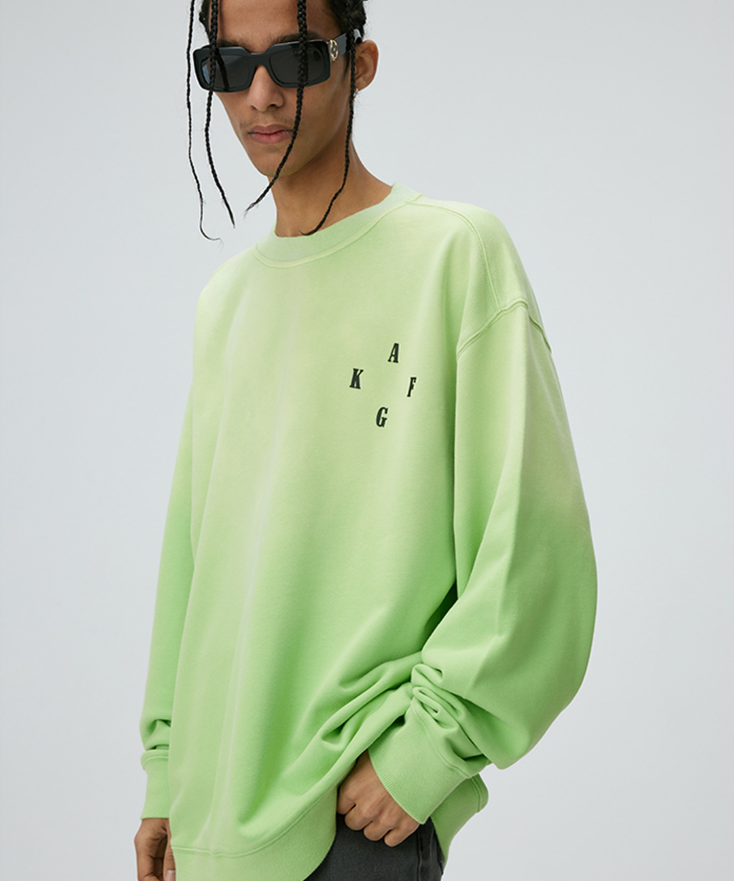 ＡＦＧＫ　　ＴＩＥ－ＤＹＥＤ　ＣＲＥＷＮＥＣＫ