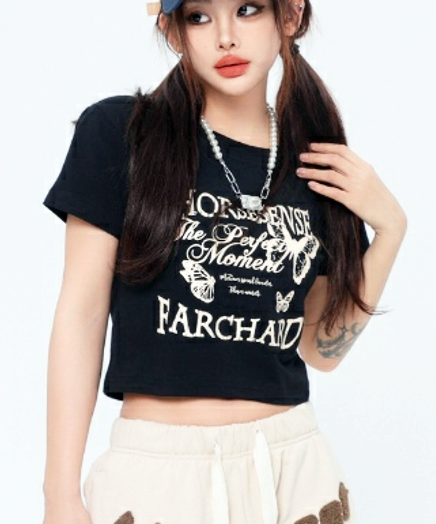 Butterfly Crop S/S Tee