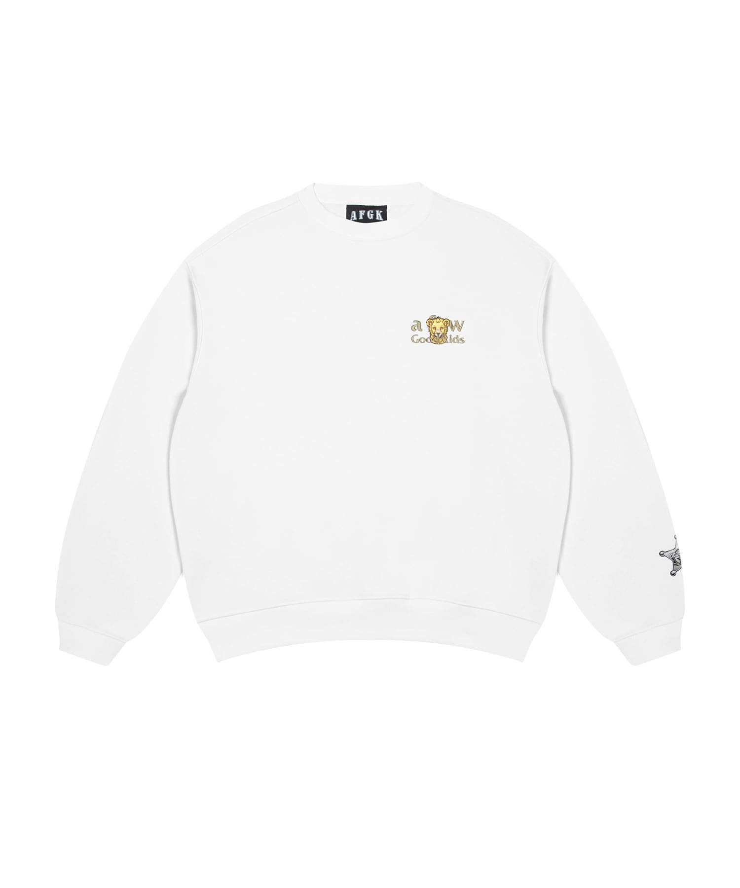 AFGK Lion Logo Crew Sweat 重森さと美　コラボスウェット